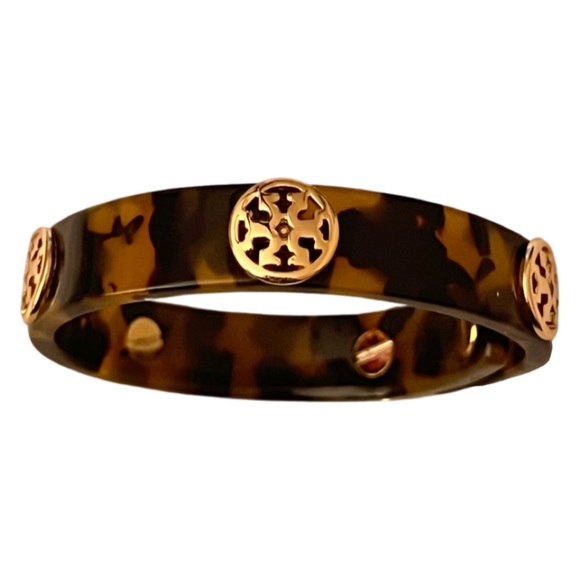 Tory Burch Jewelry Tory Burch Tortoise Logo Medallion Bracelet